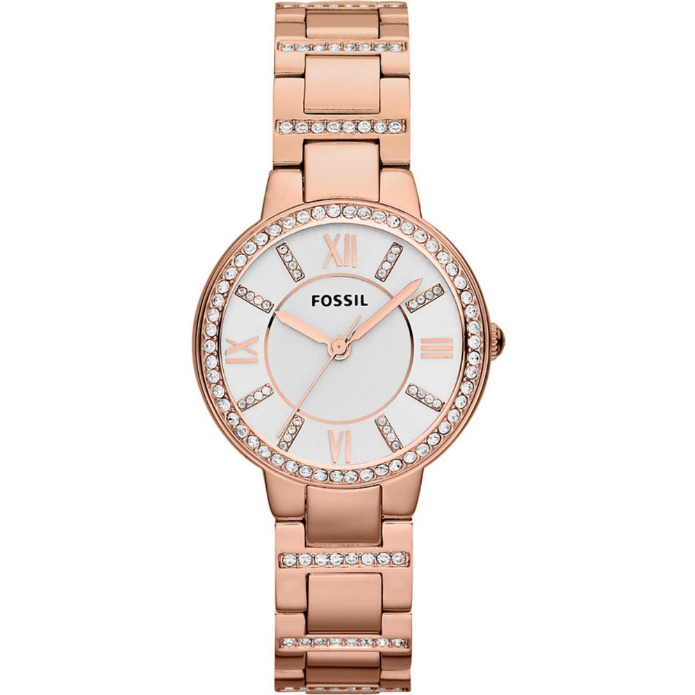 Fossil Virginia Rose Gold Tone Watch